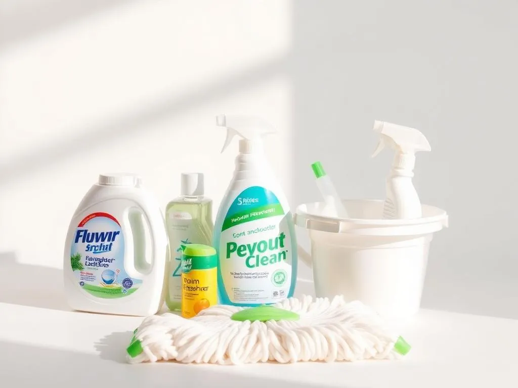 Household cleaning supplies — washing powder, dishwash liquid, mops, buckets and disposables for wholesale and export by FONS International