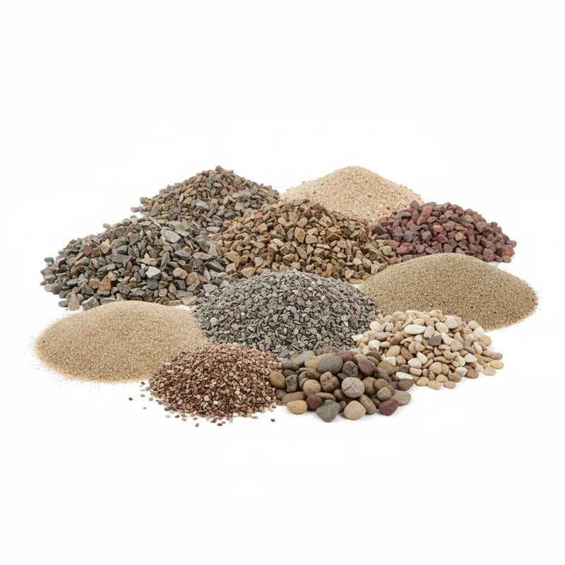 Construction aggregates and crushed stone supplied in bulk by FONS International