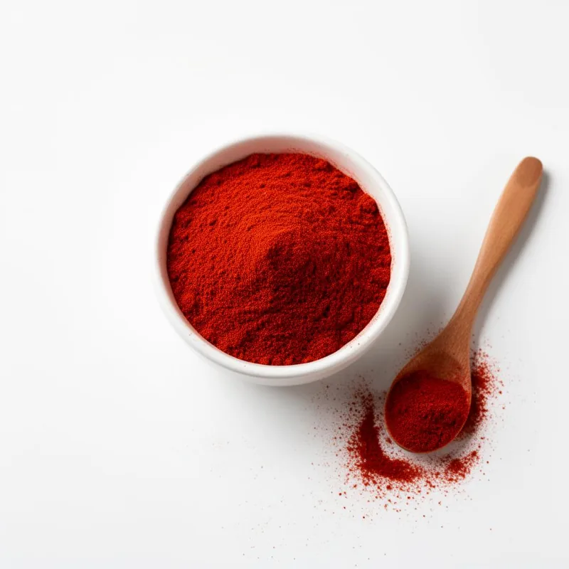 Red chilli powder and ground spice powders packed for export by FONS International