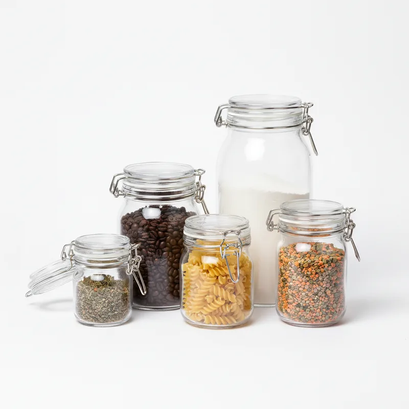 Airtight kitchen storage jars supplied by FONS International