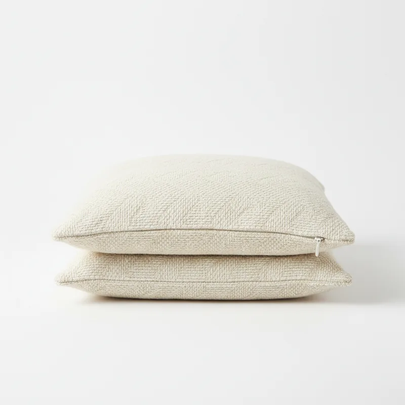 Cotton pillow covers in assorted designs supplied by FONS International