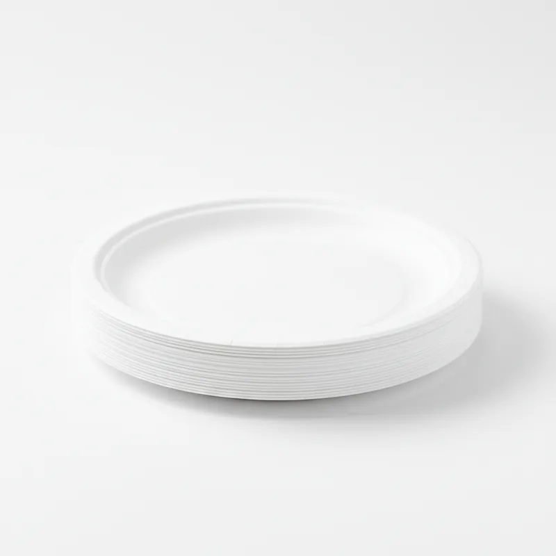 Disposable paper plates for parties and catering supplied by FONS International